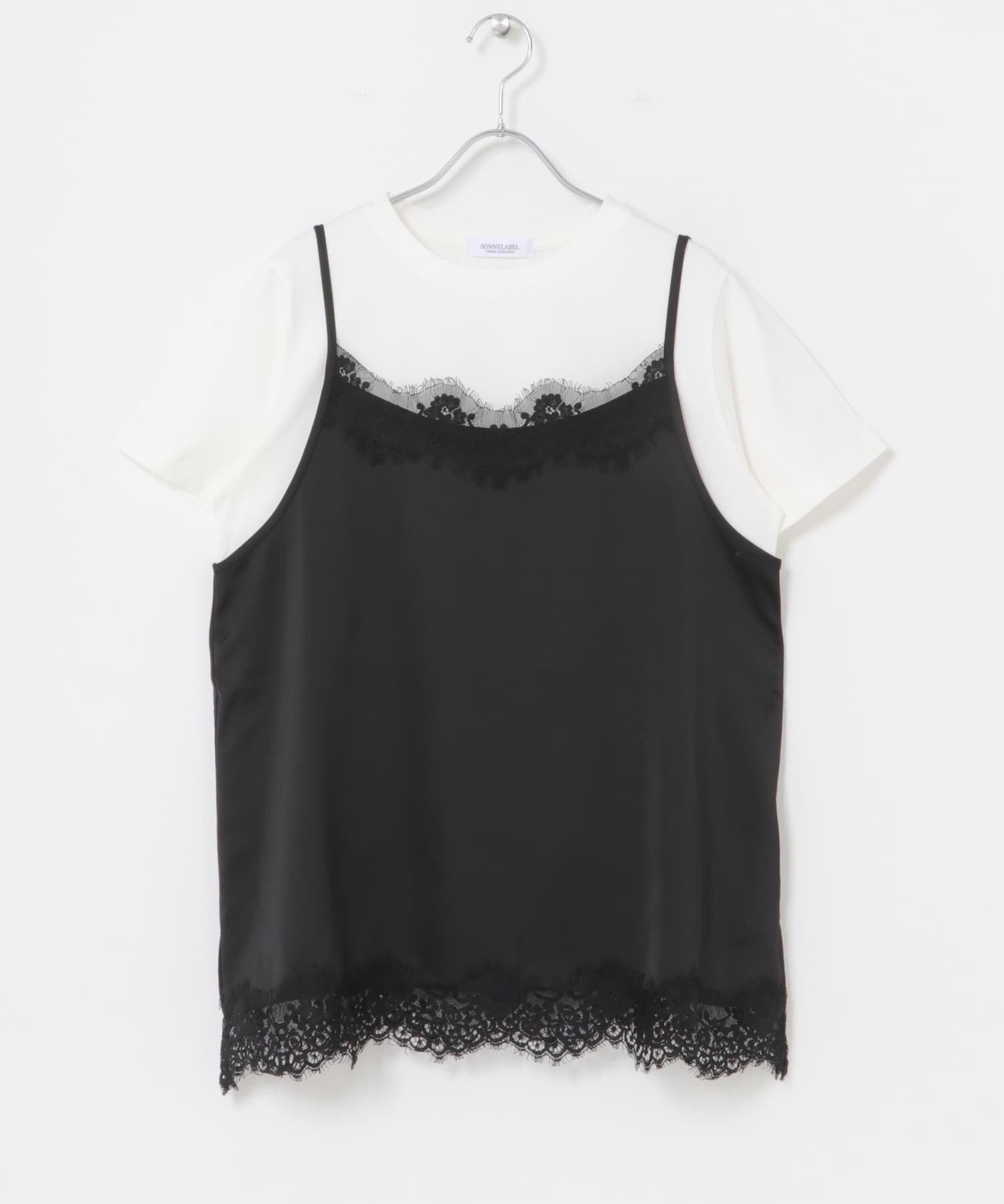 Sonny Label 「レースキャミソール&times;Tシャツ SET」|Tシャツ・カットソー|