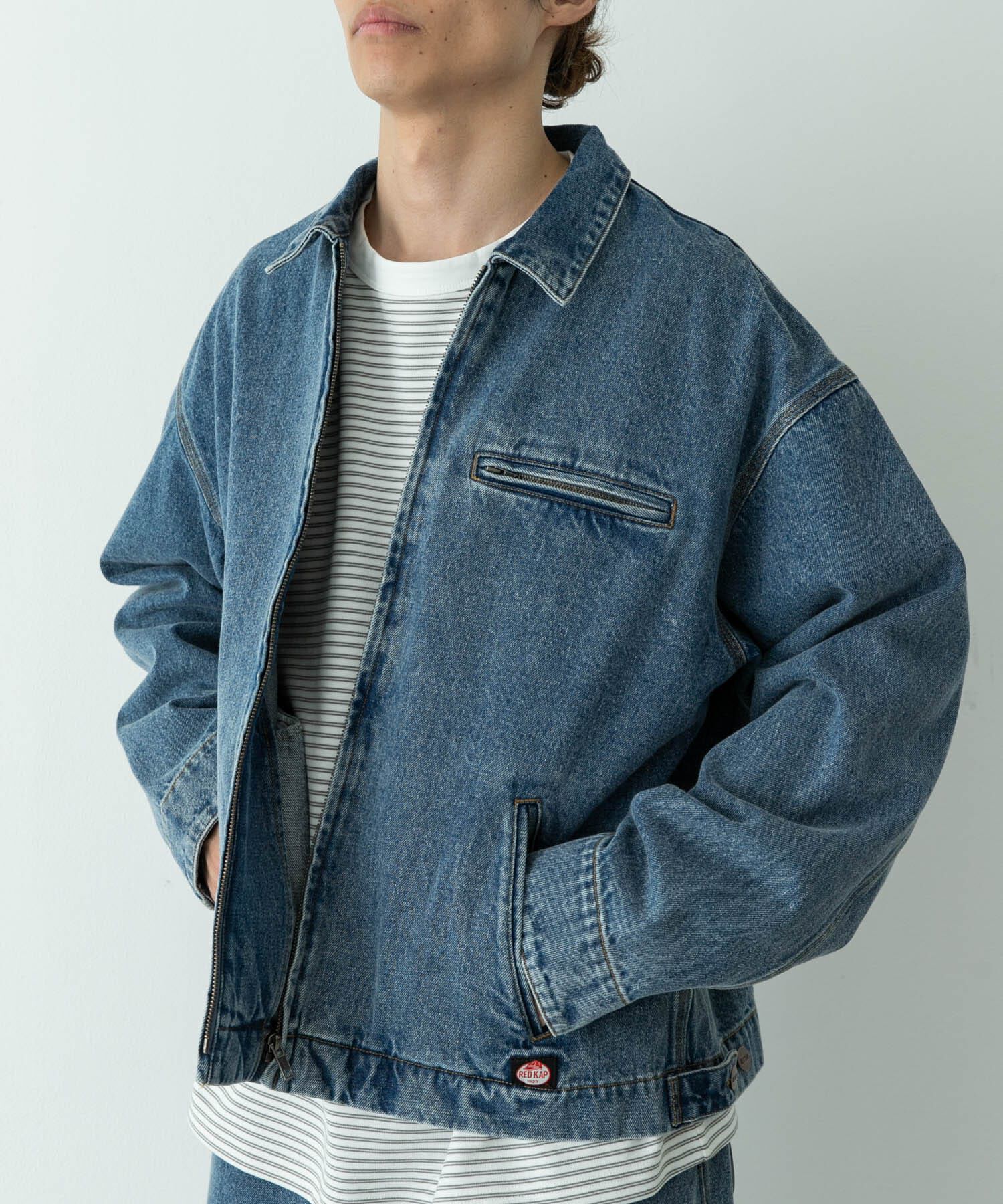 Sonny Label 「『別注』RED KAP&times;Sonny Label　デニムジップブルゾン」|デニムジャケット|