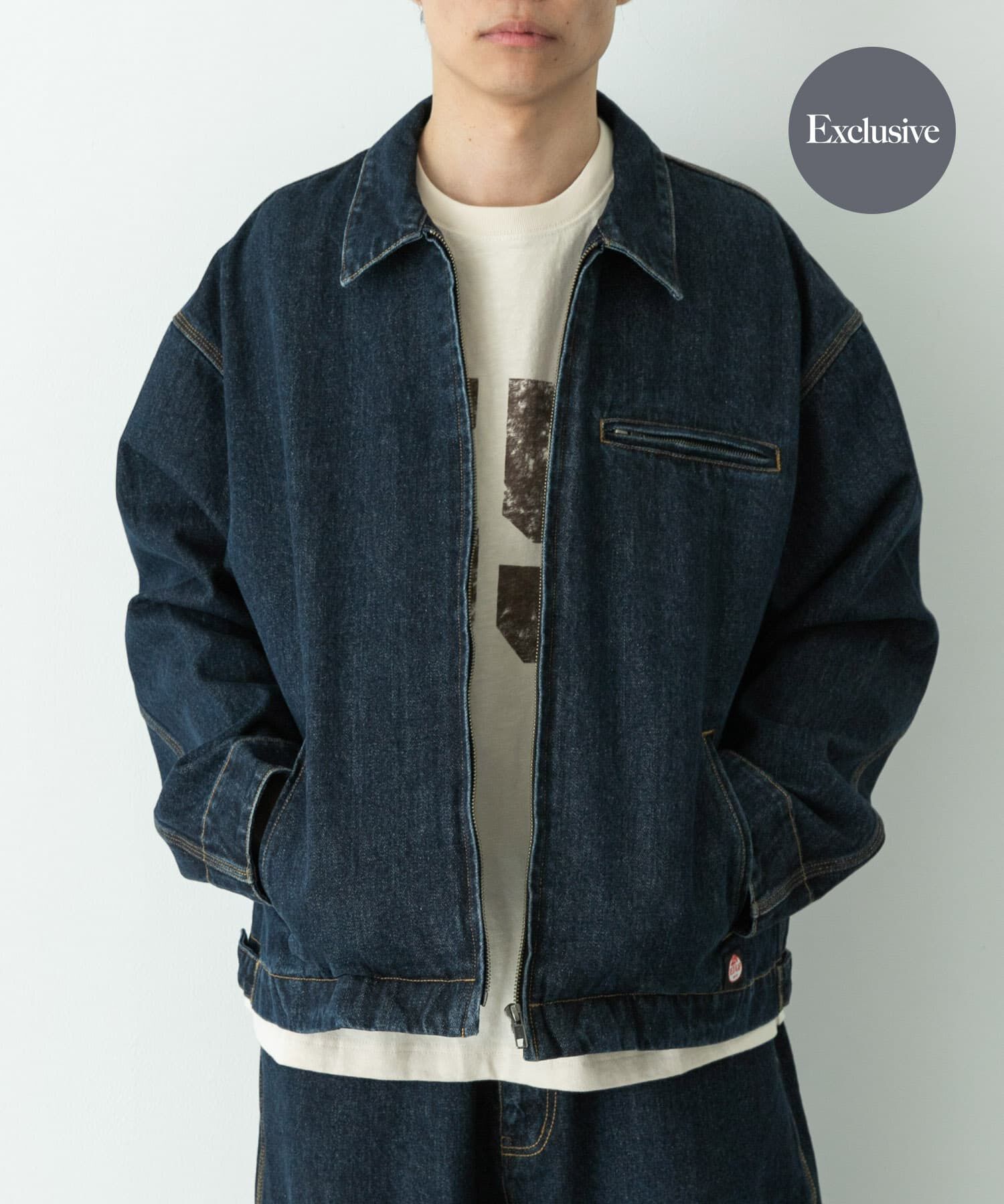 Sonny Label 「『別注』RED KAP&times;Sonny Label　デニムジップブルゾン」|デニムジャケット|ワンウォッシュ
