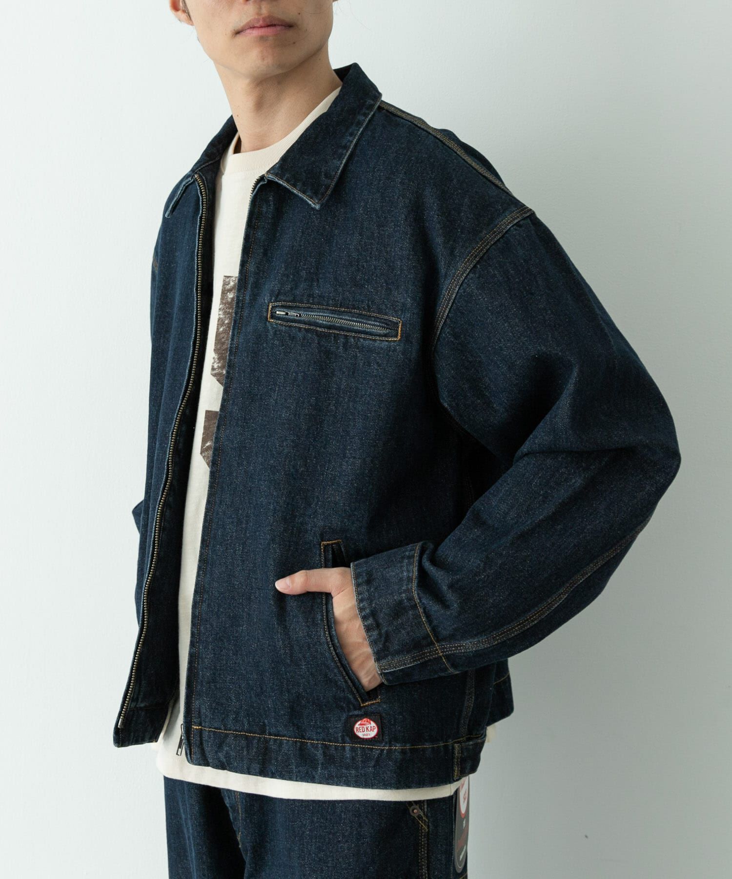 Sonny Label 「『別注』RED KAP&times;Sonny Label　デニムジップブルゾン」|デニムジャケット|