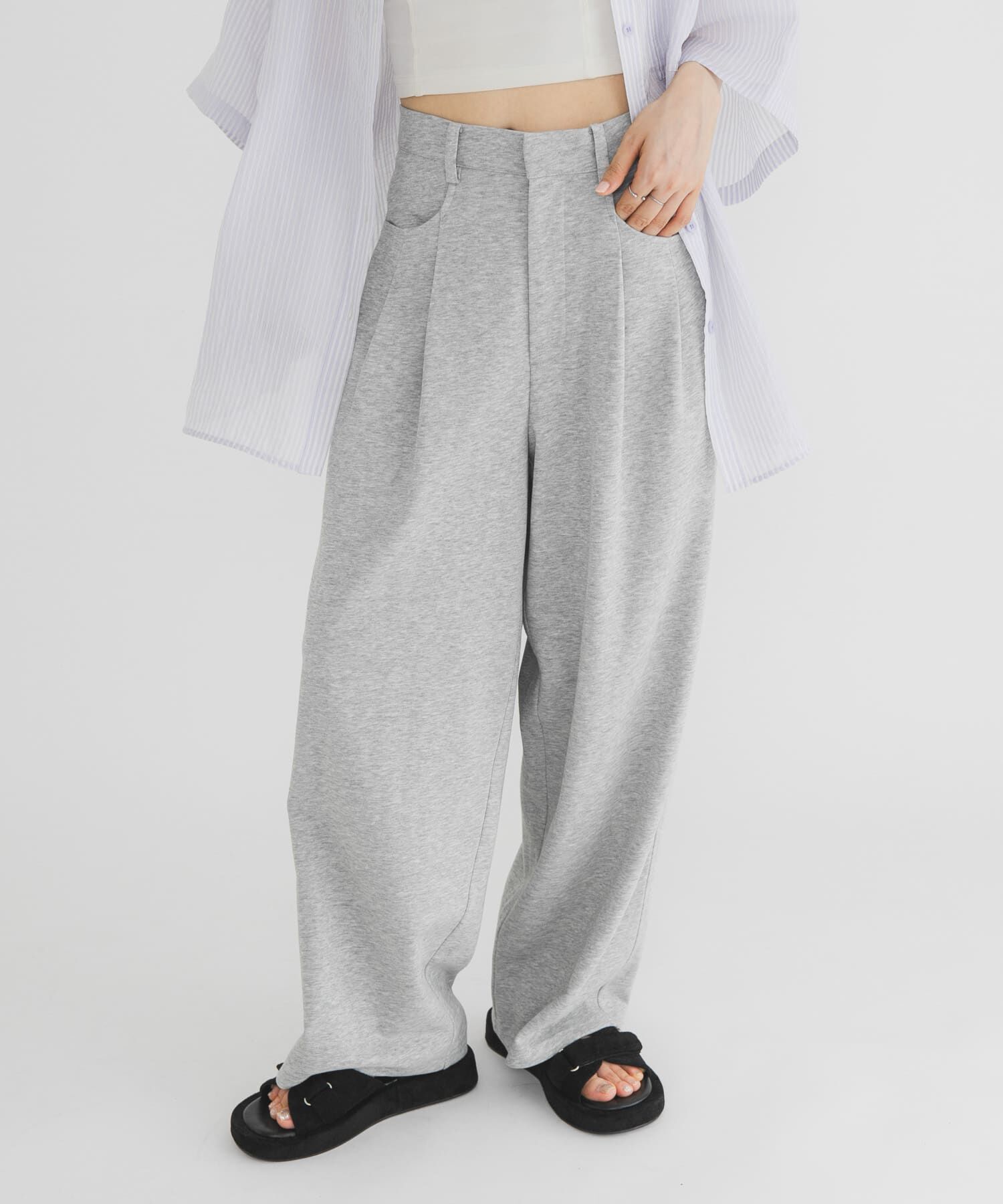  「ダブルタックスウェットパンツ」|その他|