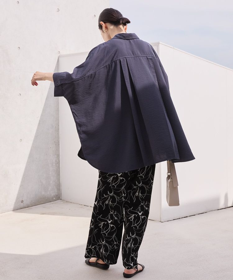 AMERICAN HOLIC「【WEB限定】接触冷感Wポケットシャツチュニック」|シャツ・ブラウス|