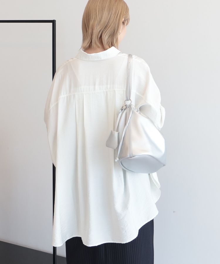 AMERICAN HOLIC「【WEB限定】接触冷感Wポケットシャツチュニック」|シャツ・ブラウス|