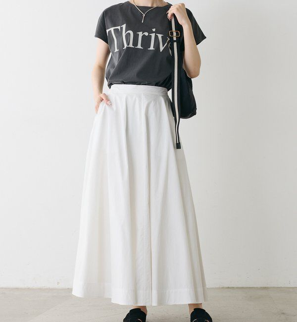  「オーガニックコットンフレンチスリーブThrive T」|Tシャツ・カットソー|
