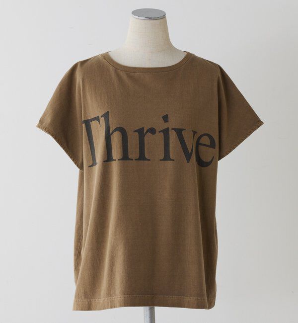  「オーガニックコットンフレンチスリーブThrive T」|Tシャツ・カットソー|