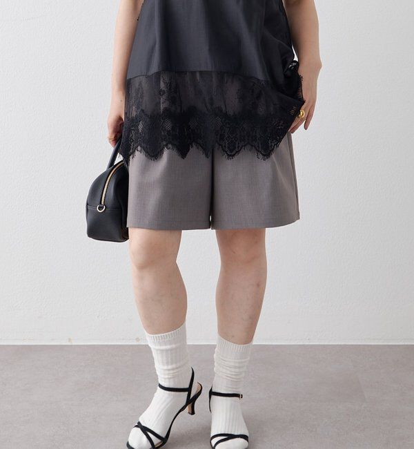  「ウエストドロスト1タックバミューダパンツ」|その他|