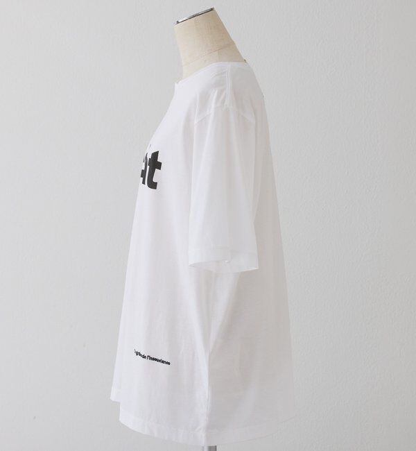  「シルケットロゴプリント&times;刺繍Tシャツ」|Tシャツ・カットソー|