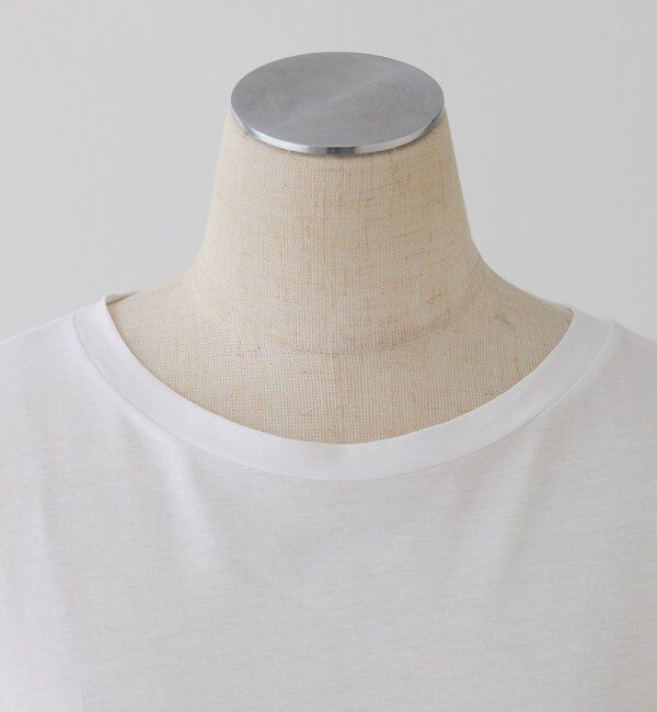  「シルケットロゴプリント&times;刺繍Tシャツ」|Tシャツ・カットソー|