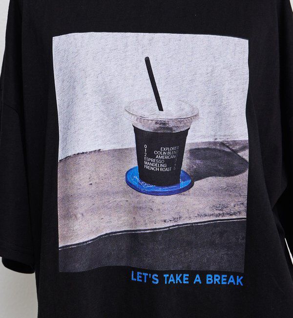  「コーヒーフォトプリントTシャツ」|プルオーバー|