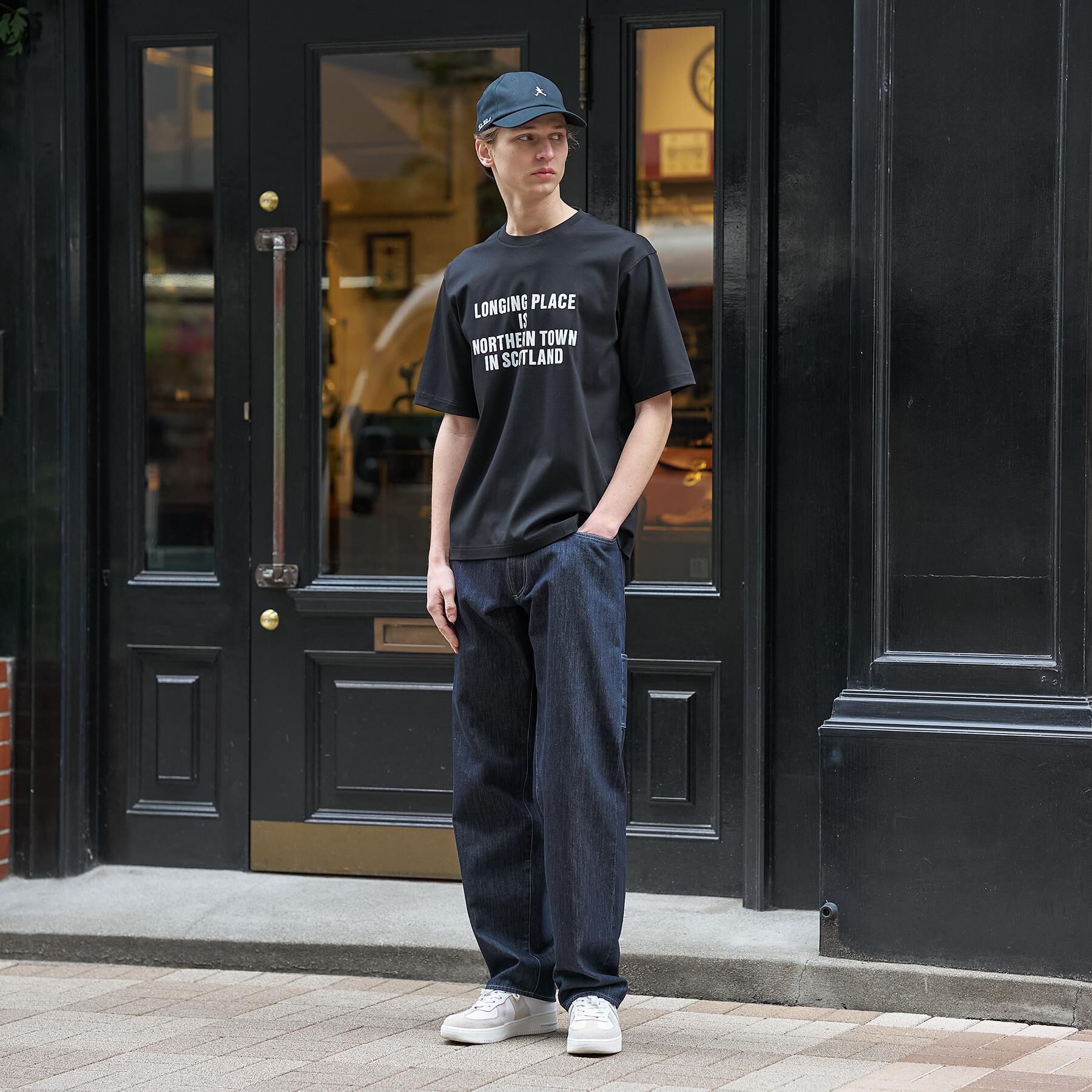 TAKEO KIKUCHI「【BOWLER HAT LABEL】アイスクリアコットン バッククロスピストル 半袖Tシャツ」|Tシャツ・カットソー|