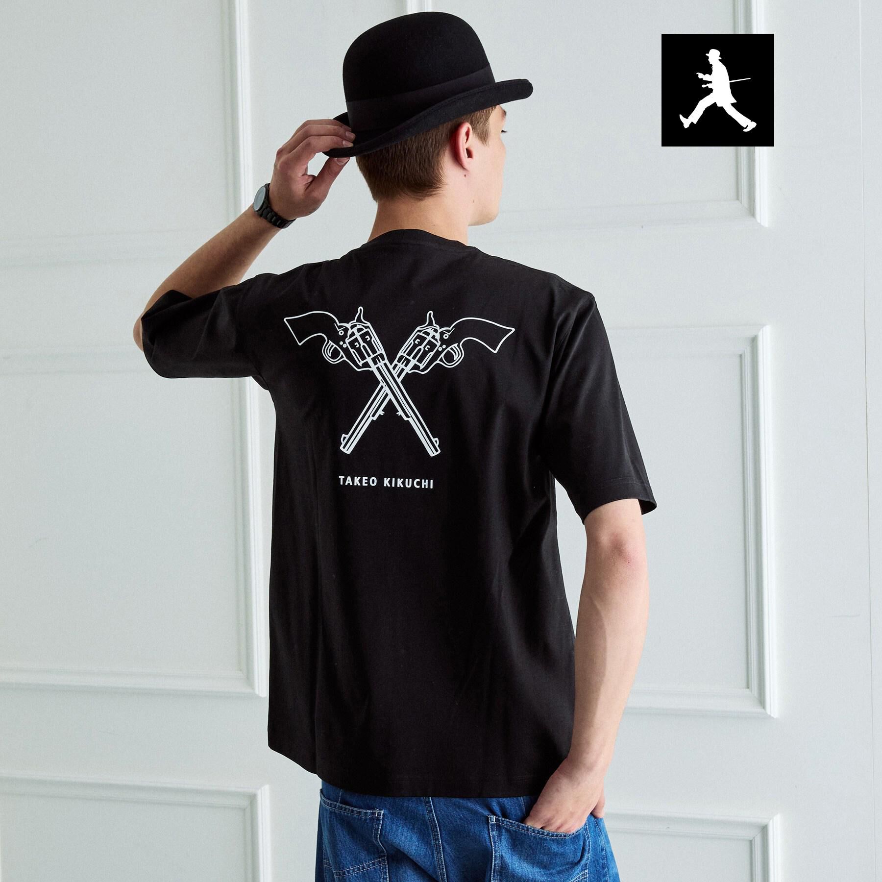TAKEO KIKUCHI「【BOWLER HAT LABEL】アイスクリアコットン バッククロスピストル 半袖Tシャツ」|Tシャツ・カットソー|