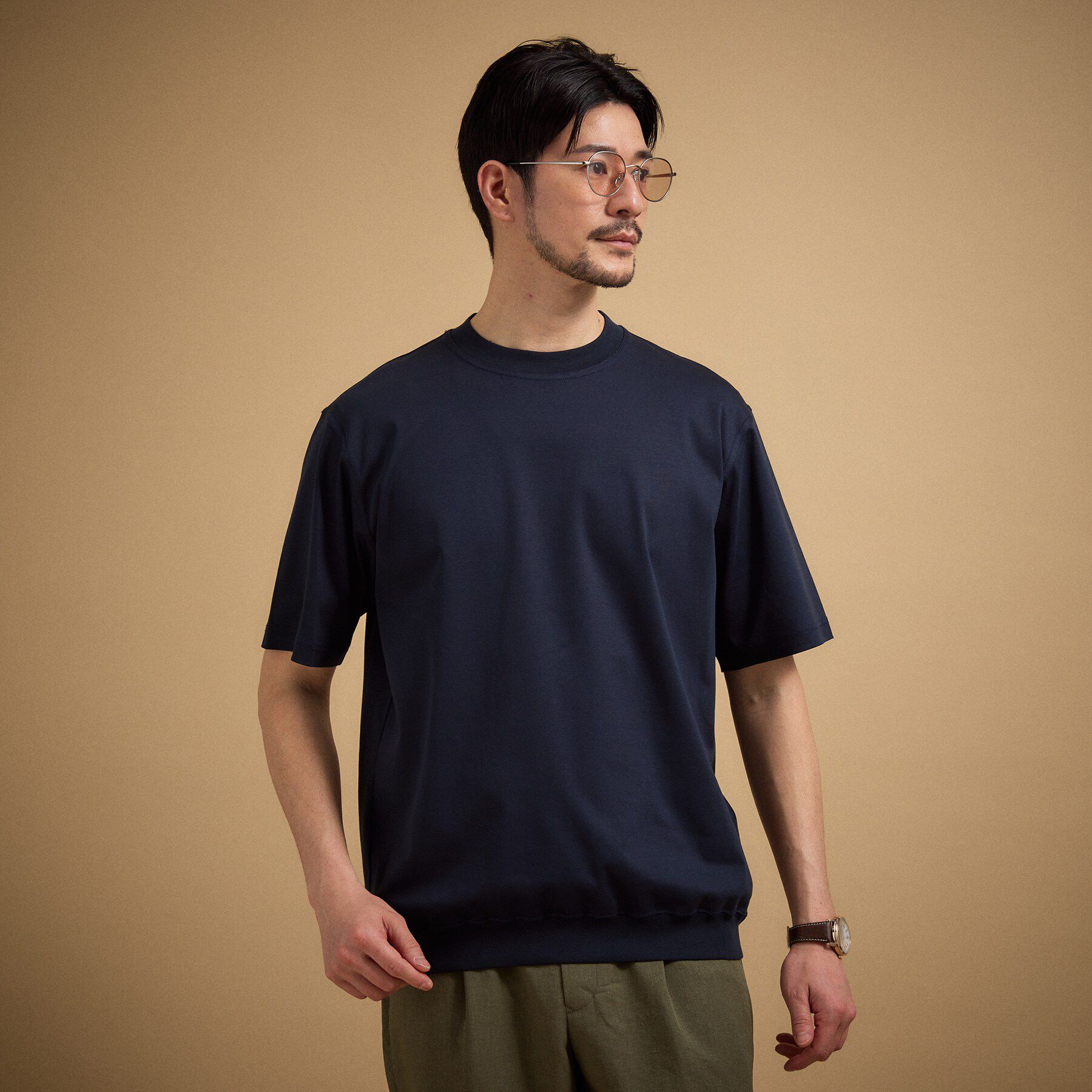 TAKEO KIKUCHI「【接触冷感】アイスクリアコットン Tシャツ」|Tシャツ・カットソー|