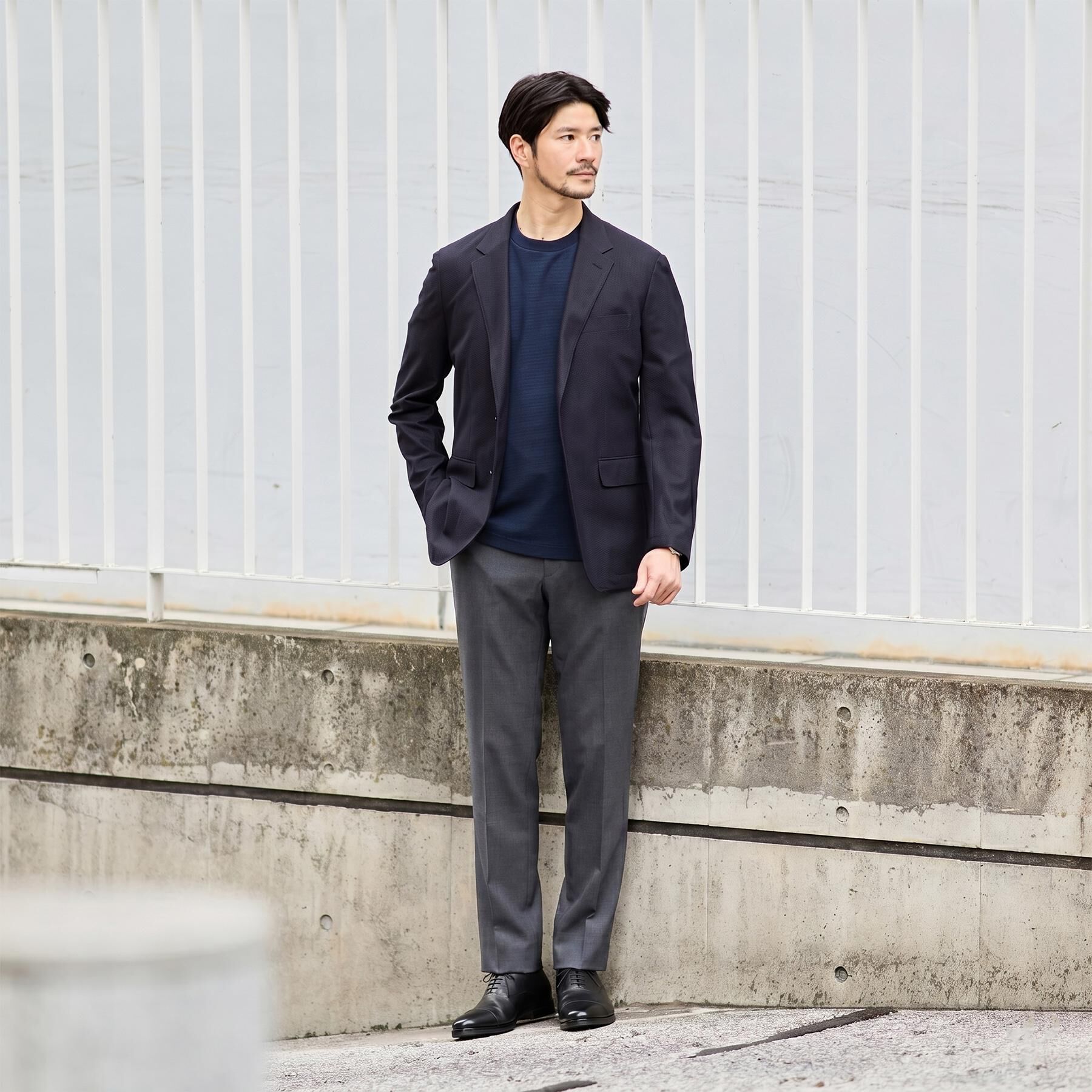 TAKEO KIKUCHI「内羽根 ストレートチップ ドレスシューズ / レザービジネスシューズ」|ビジネス・ドレスシューズ|