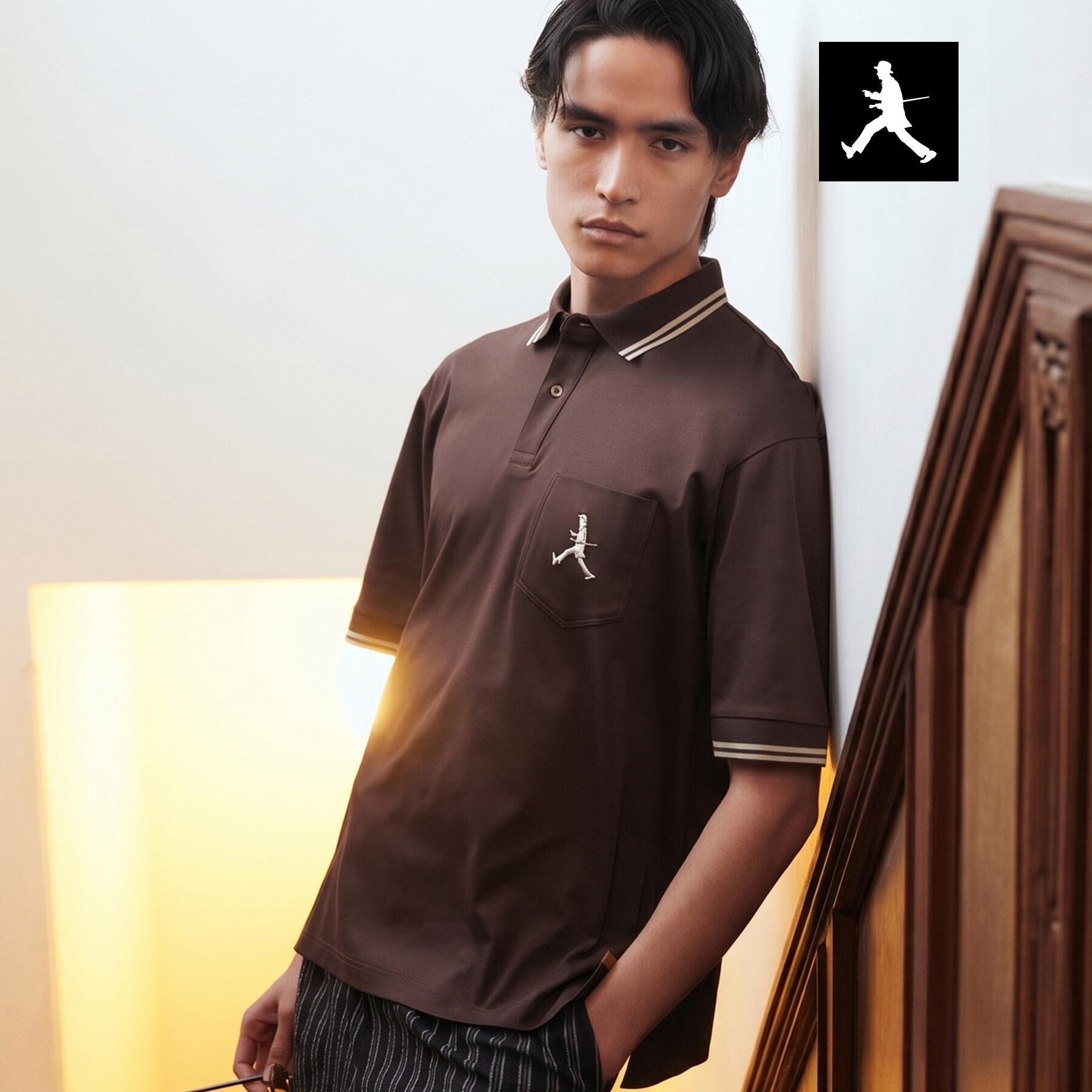 TAKEO KIKUCHI「【BOWLER HAT LABEL】アイスクリアコットン ボーラーハットウォーカー ポロシャツ」|ポロシャツ|