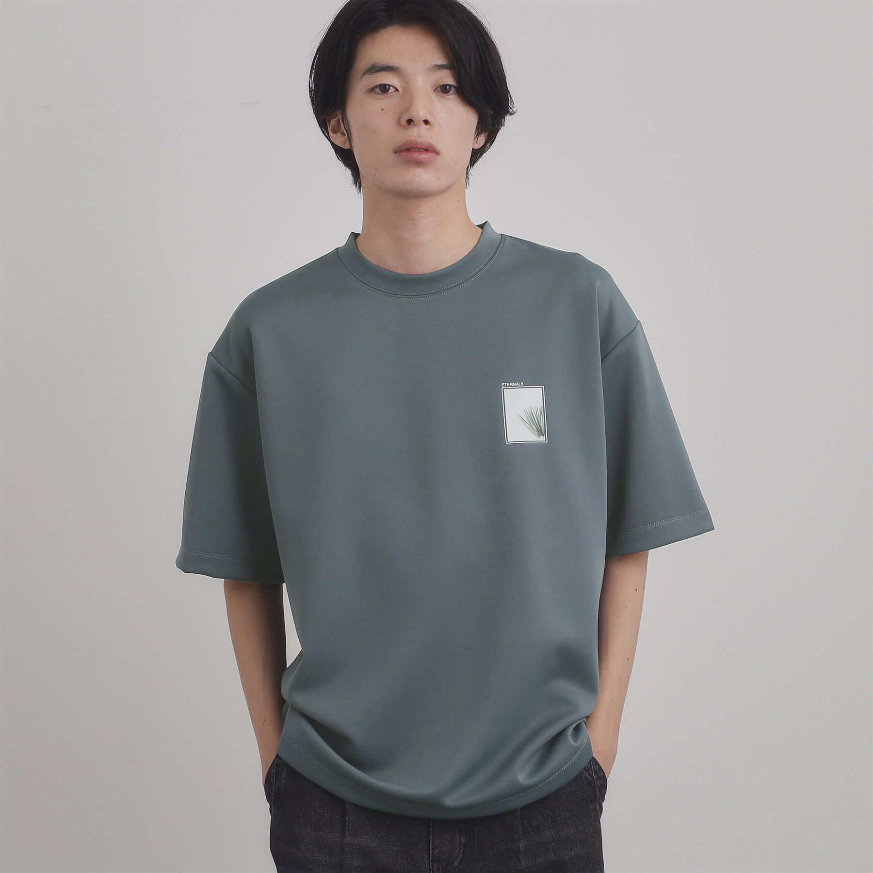 tk.TAKEO KIKUCHI「バックブルームTシャツ」|Tシャツ・カットソー|