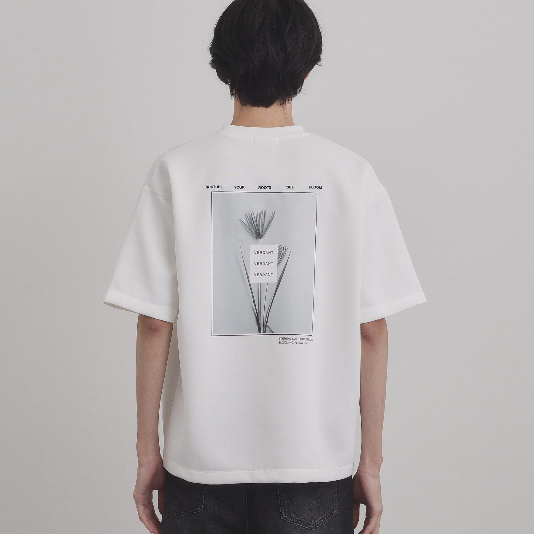 tk.TAKEO KIKUCHI「バックブルームTシャツ」|Tシャツ・カットソー|