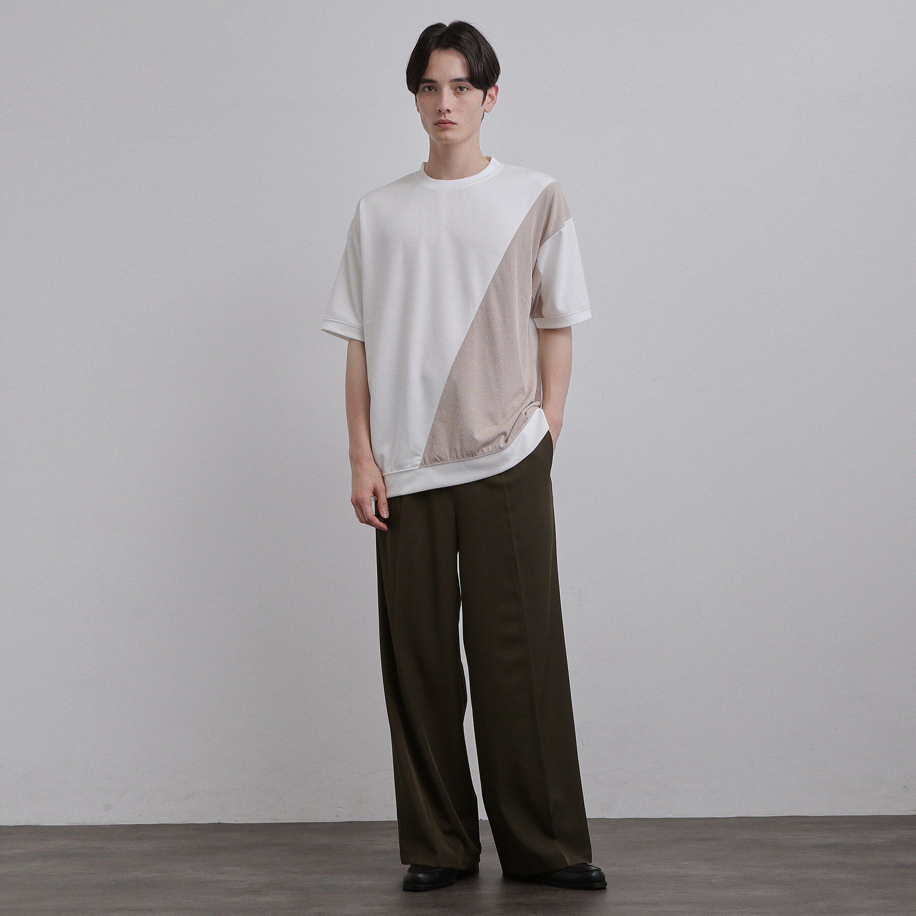 tk.TAKEO KIKUCHI「【接触冷感／ストレッチ】トロミワイドストレート」|その他|