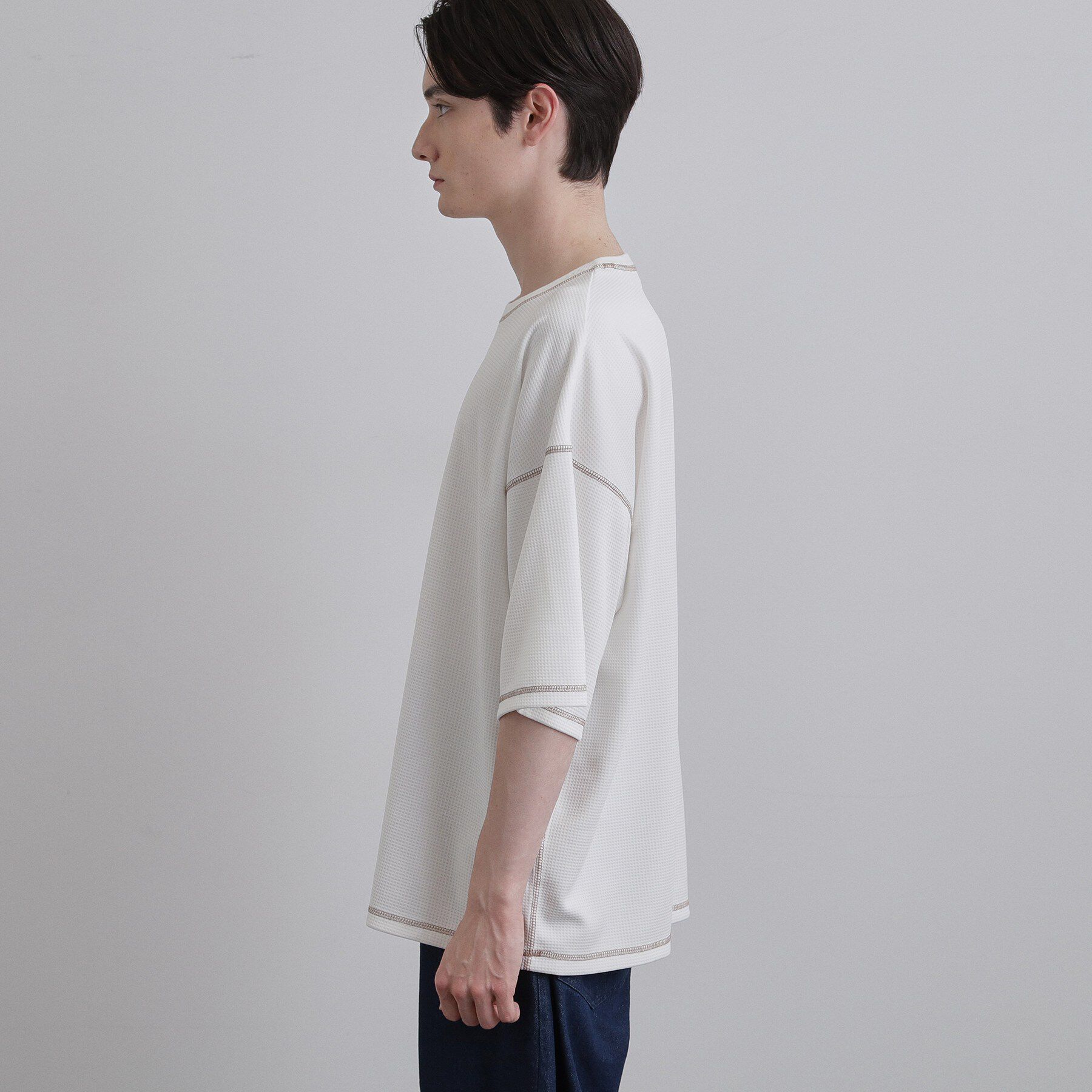 tk.TAKEO KIKUCHI「【気化熱冷却／涼しい】ワッフルカットソー」|Tシャツ・カットソー|