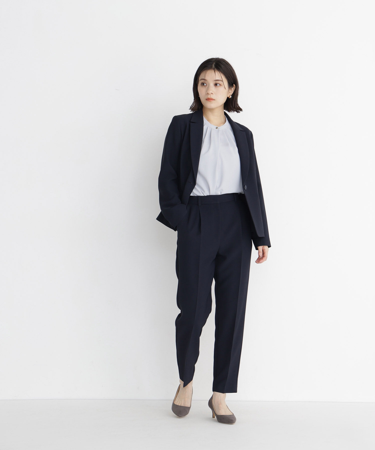  「ストレッチツイル SETUP テーパードパンツ」|その他|
