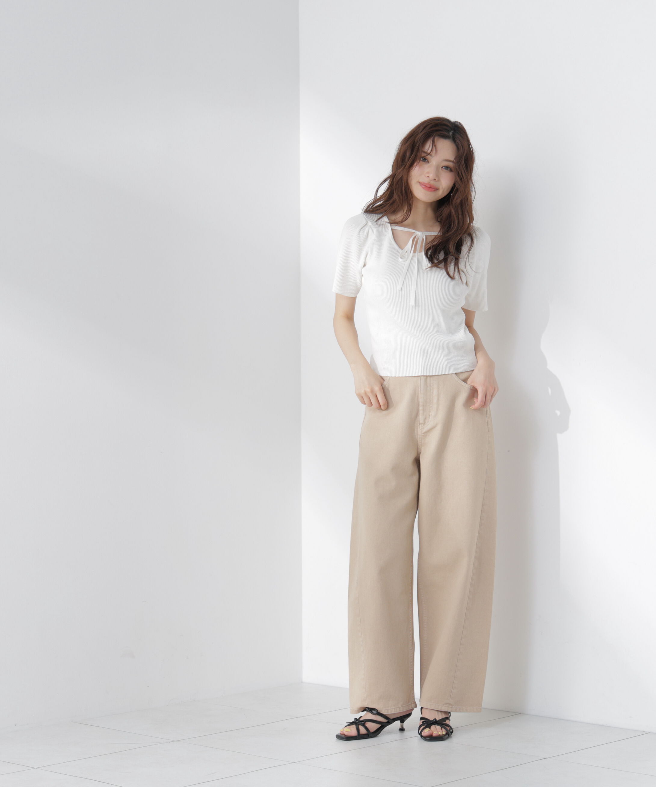 PROPORTION BODY DRESSING「〈a/mie〉ワイドバレルパンツ 26SS」|その他|