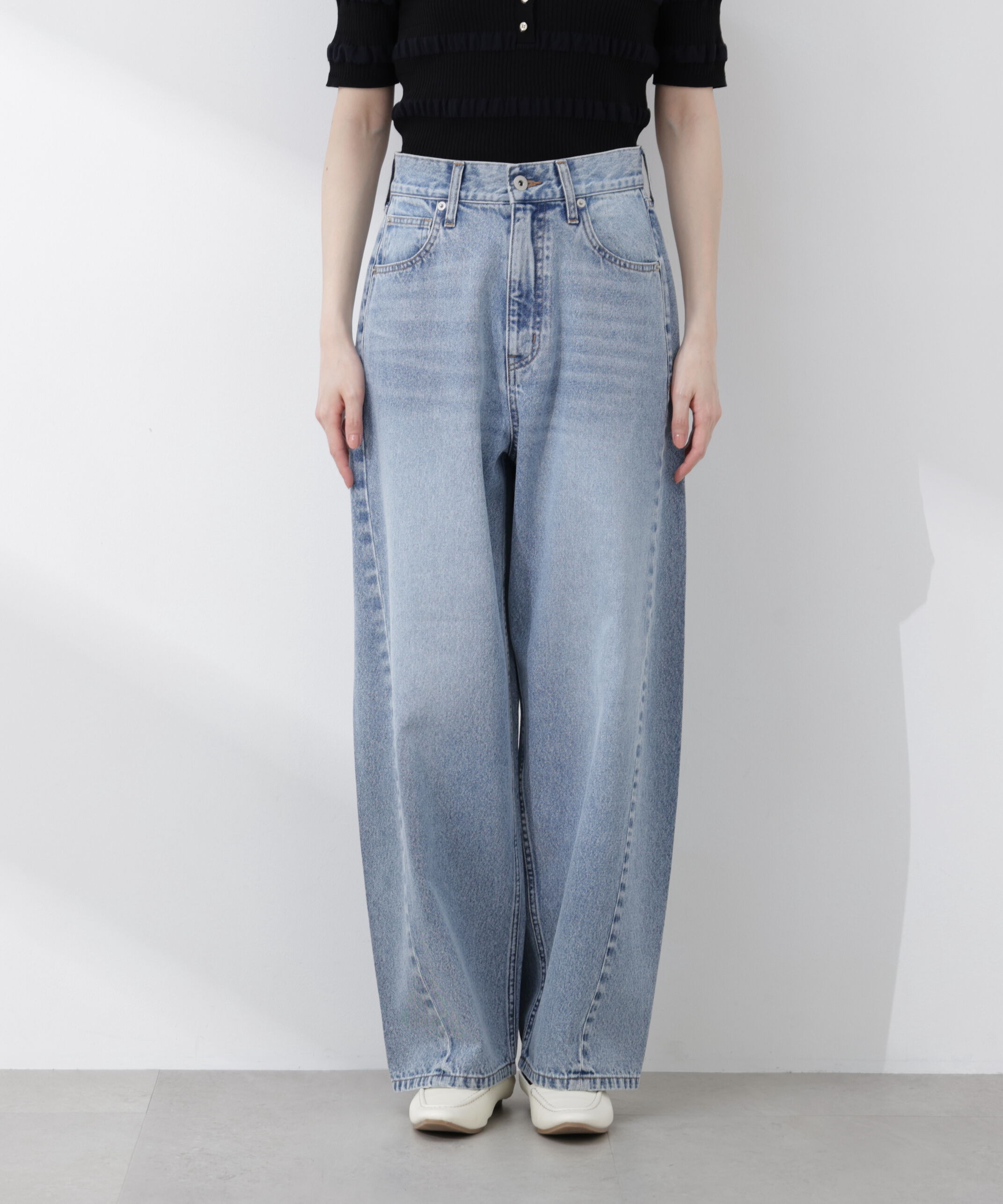 PROPORTION BODY DRESSING「〈a/mie〉ワイドバレルパンツ 26SS」|その他|