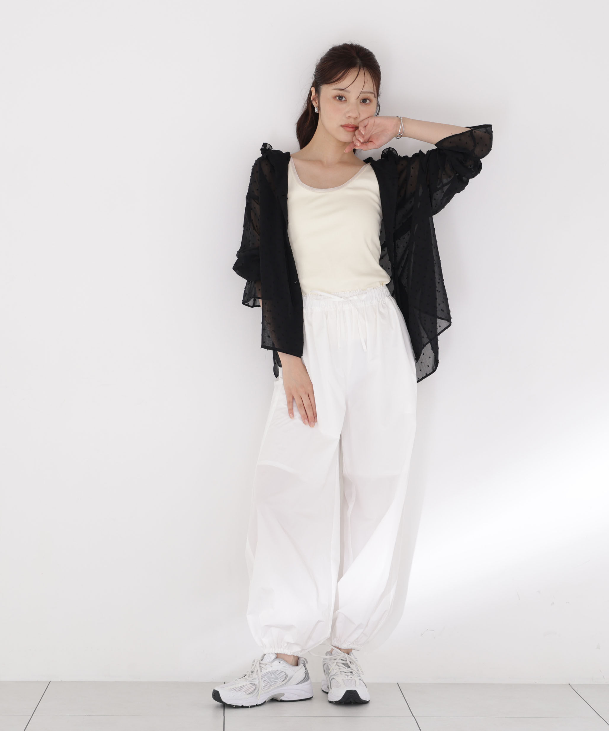 PROPORTION BODY DRESSING「〈a/mie〉イージージョガーパンツ」|その他|ホワイト