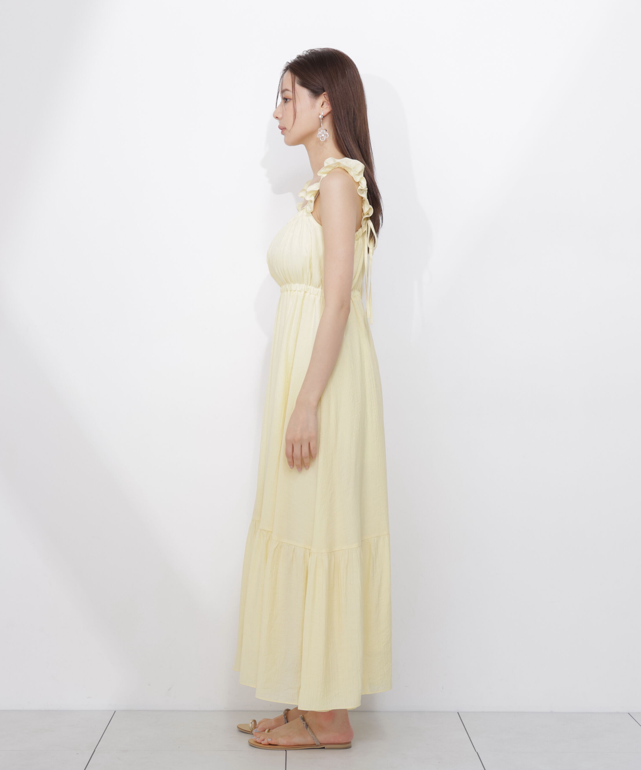 PROPORTION BODY DRESSING「＜EDIT COLOGNE＞フリルショルダーティアードワンピース」|ワンピース|