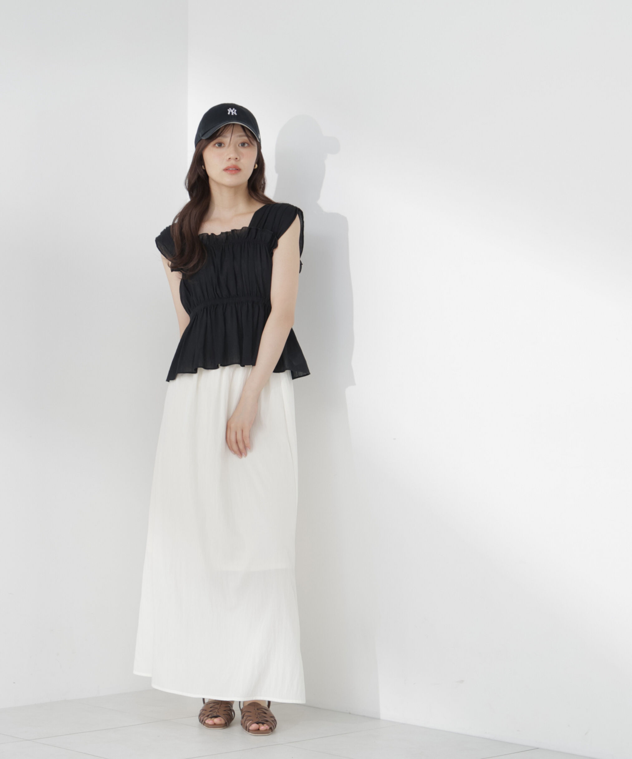 PROPORTION BODY DRESSING「＜a/mie＞ドライワッシャースカート」|スカート|