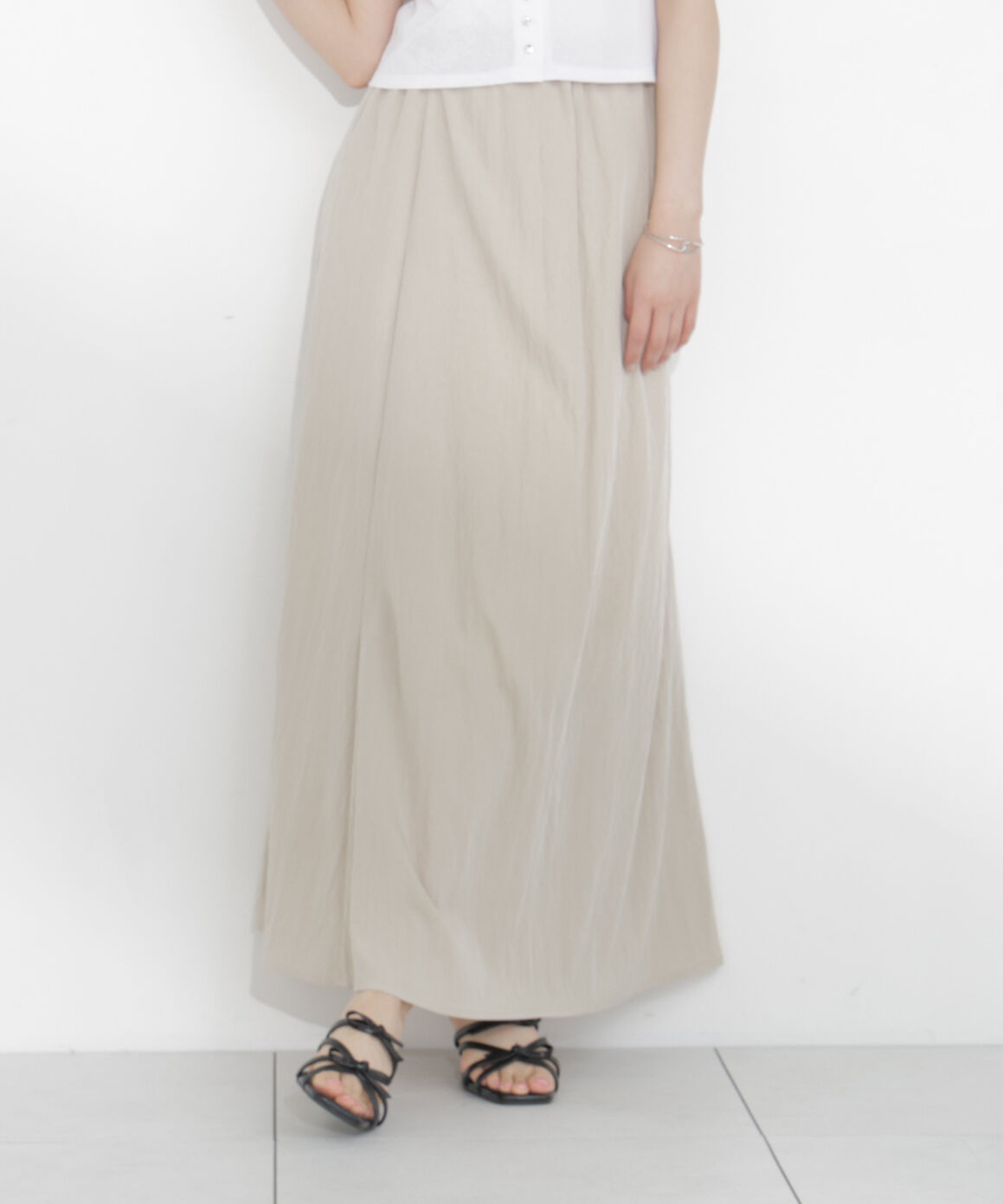 PROPORTION BODY DRESSING「＜a/mie＞ドライワッシャースカート」|スカート|