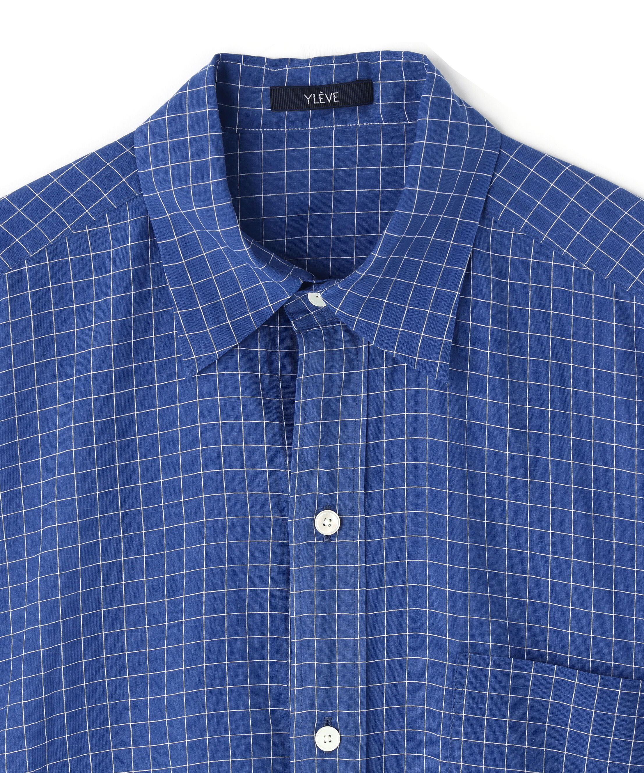 YLEVE 「YLEVE / COTTON SILK CHECK SHIRT」|シャツ・ブラウス|