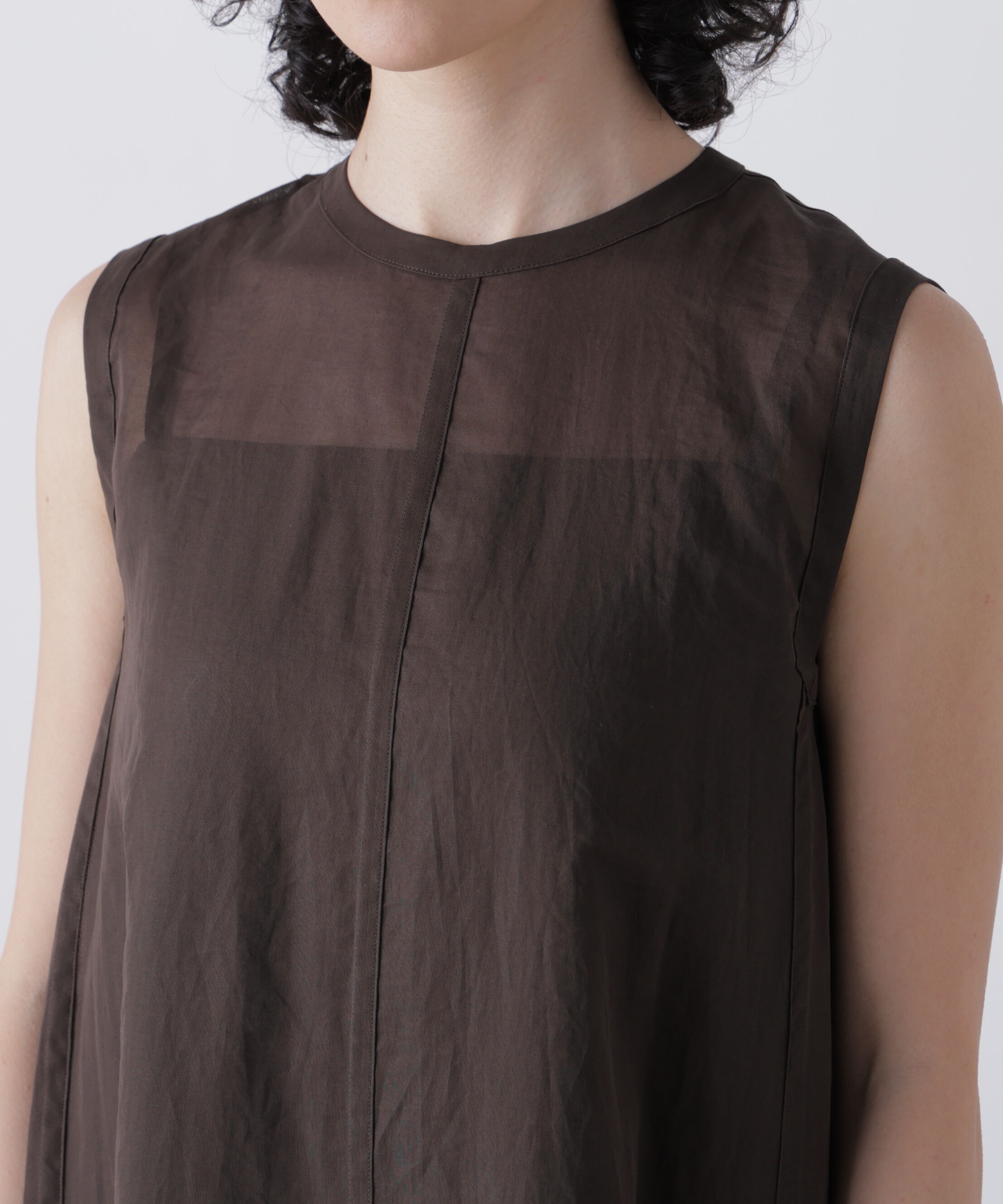 YLEVE 「YLEVE / GAS SINGEING COTTON BOIL ORGANDY ONE PIECE」|ワンピース|