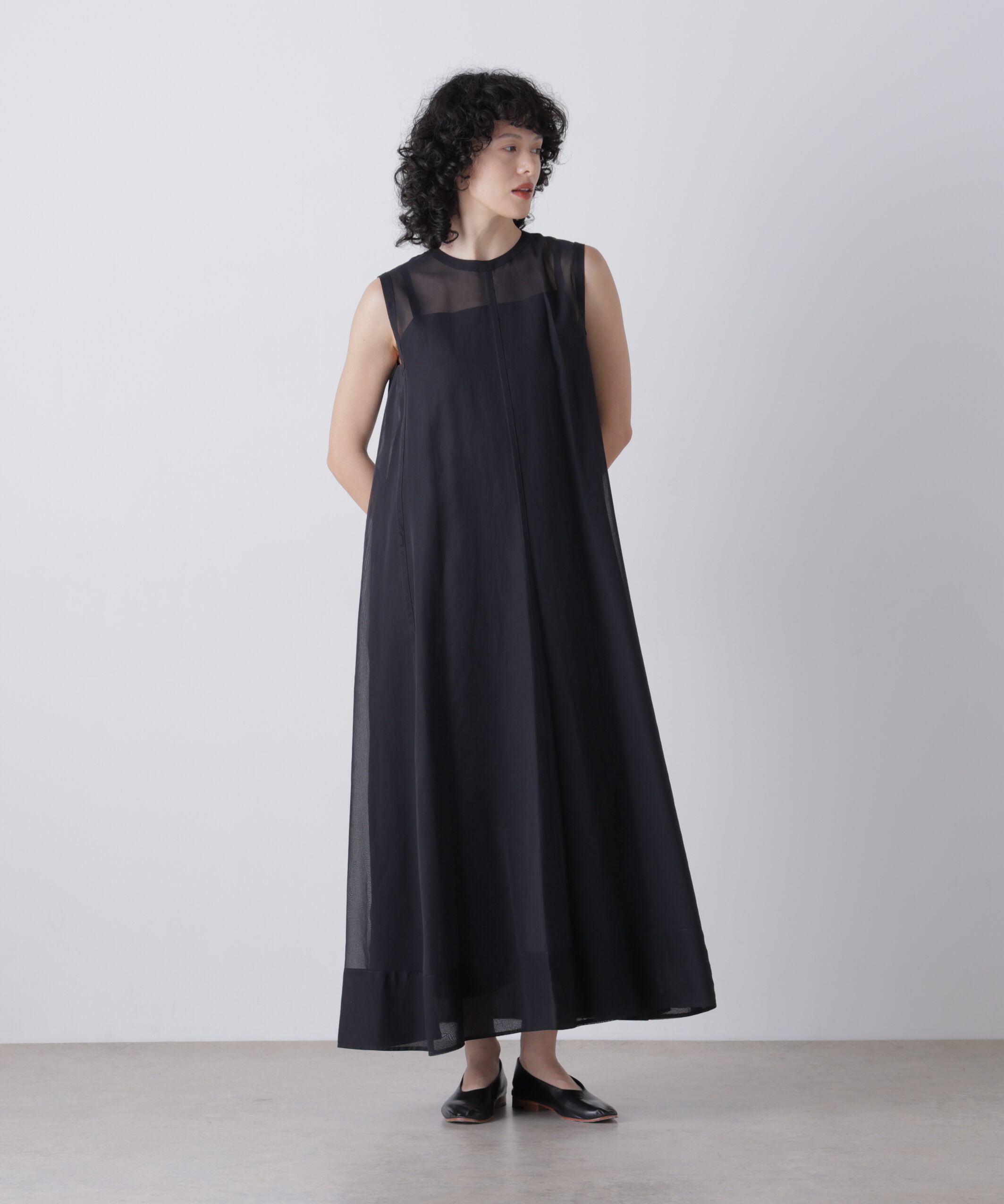 YLEVE 「YLEVE / GAS SINGEING COTTON BOIL ORGANDY ONE PIECE」|ワンピース|
