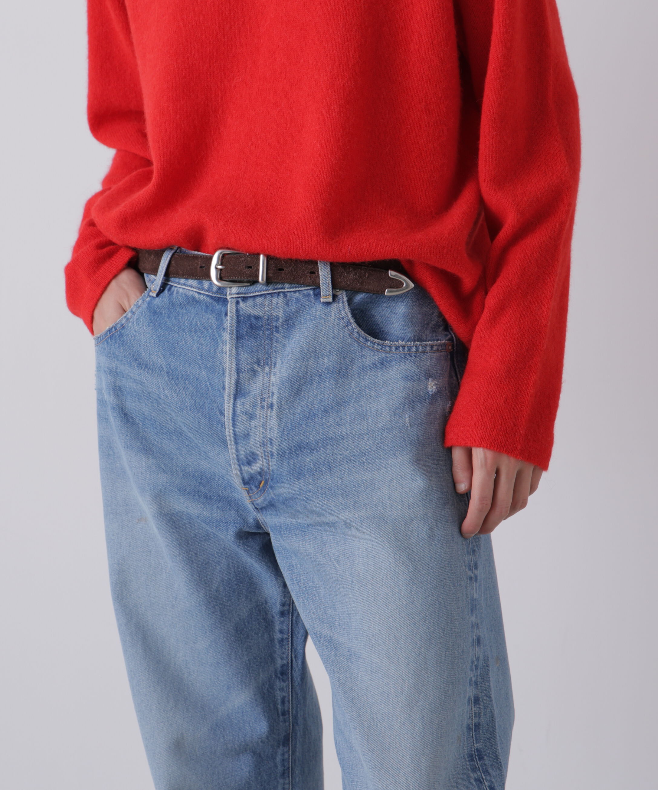YLEVE 「YLEVE / SUEDE WESTERN BELT MEN」|ベルト|