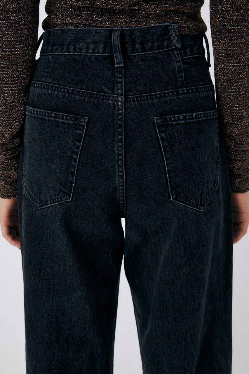 MOUSSY「CROSS WAIST WIDE STRAIGHT」|デニム|