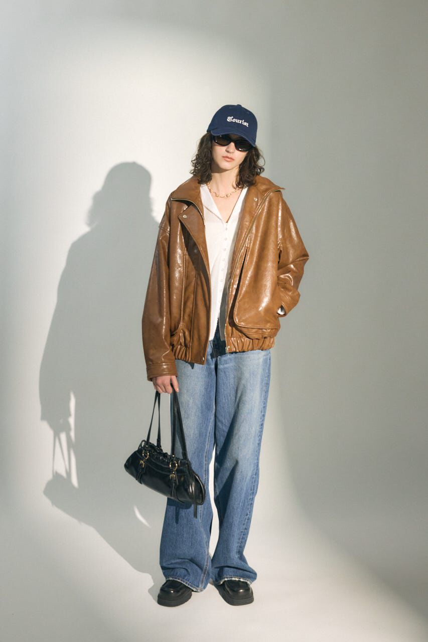 MOUSSY「CROSS WAIST WIDE STRAIGHT」|デニム|