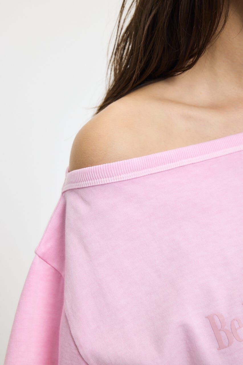 MOUSSY「ONE SHOULDER PIGMENT Tシャツ」|Tシャツ・カットソー|