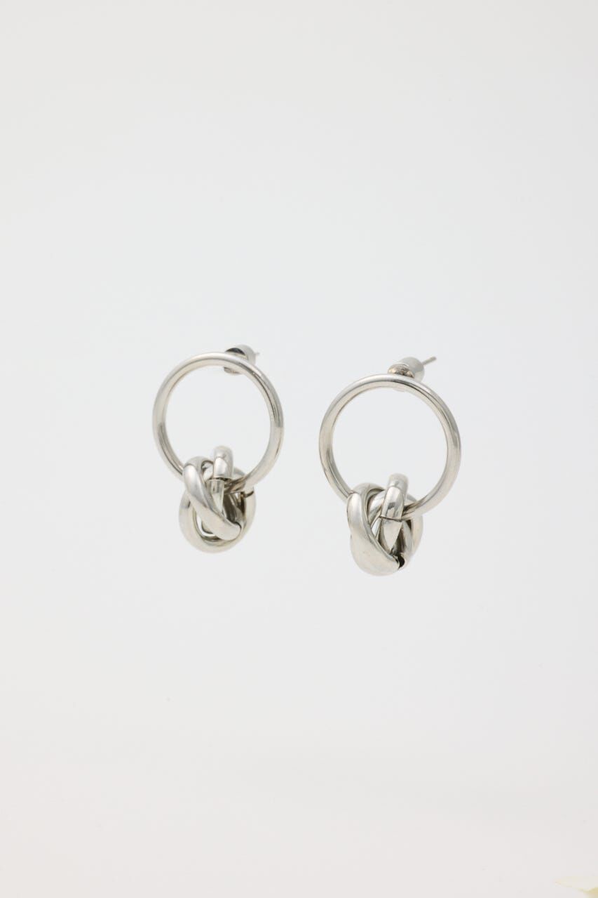 rienda「メタルループピアス」|ピアス|SLV