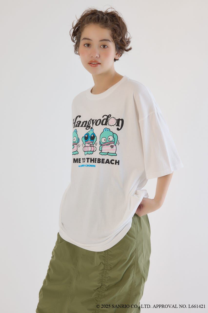 RODEO CROWNS「(サンリオキャラクターズ)ビーチハンギョドンTシャツ」|Tシャツ・カットソー|
