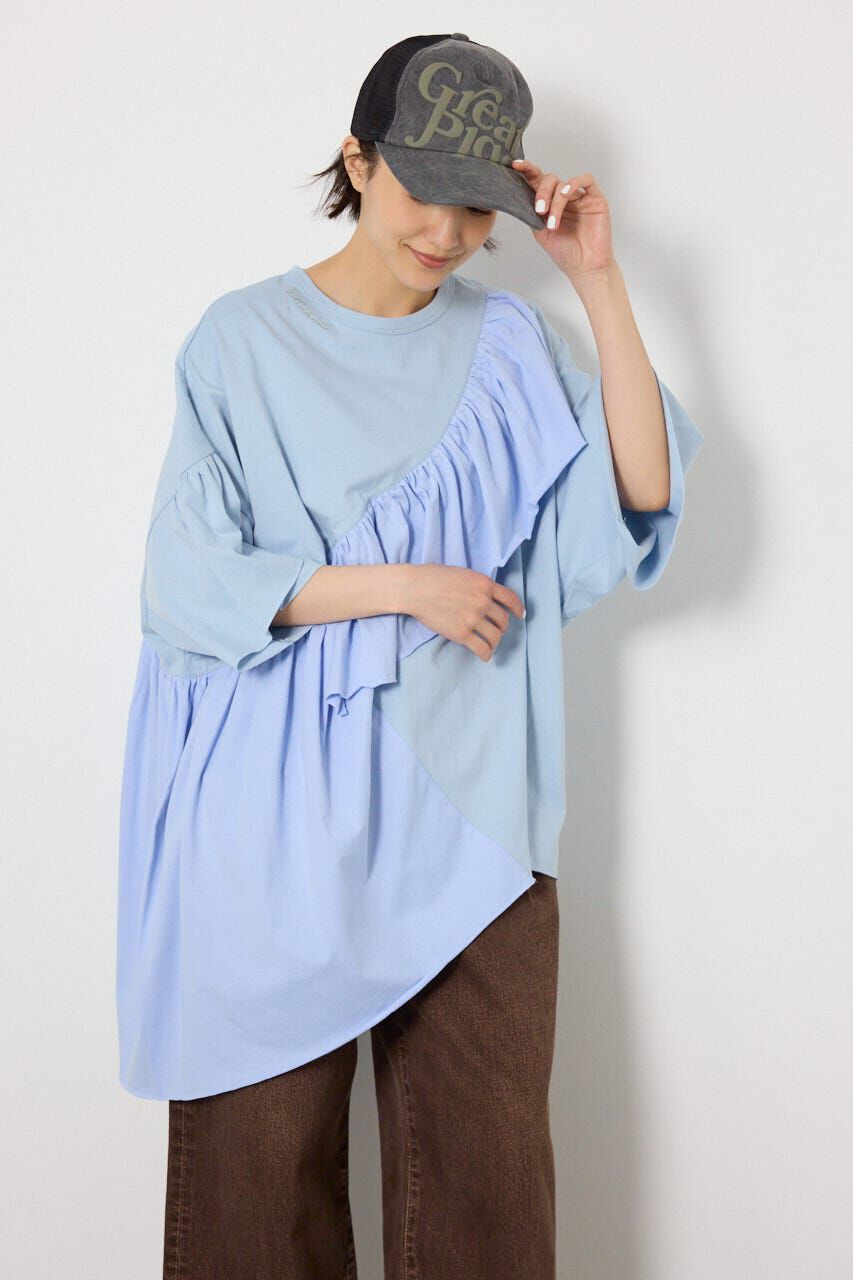 RODEO CROWNS「リメイクフリルフレアトップス」|Tシャツ・カットソー|