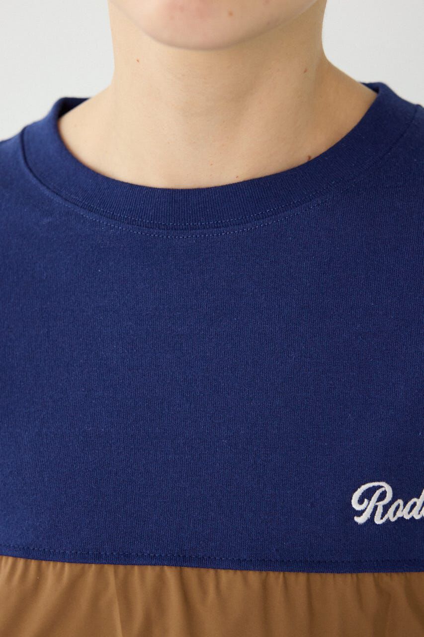 RODEO CROWNS「切替ロゴビッグトップス」|Tシャツ・カットソー|