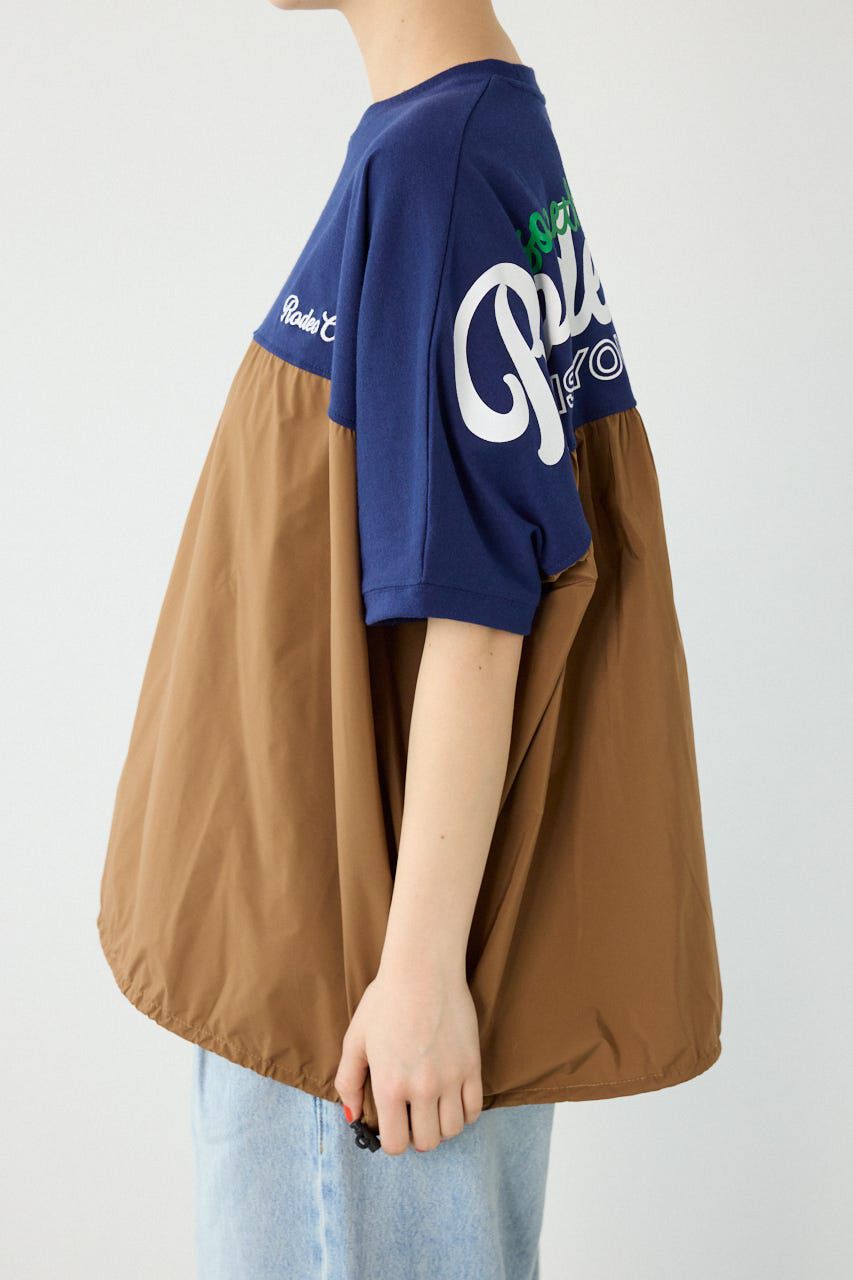 RODEO CROWNS「切替ロゴビッグトップス」|Tシャツ・カットソー|
