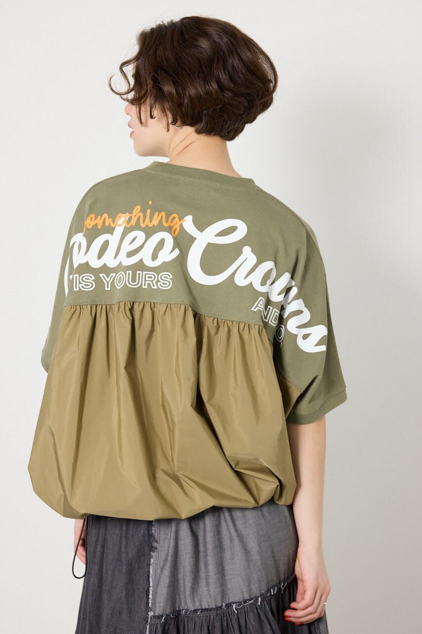 RODEO CROWNS「切替ロゴビッグトップス」|Tシャツ・カットソー|