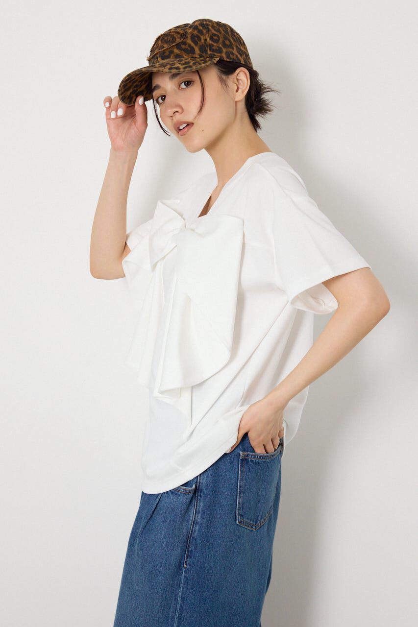 RODEO CROWNS「ビッグリボン2WAY Tシャツ」|Tシャツ・カットソー|