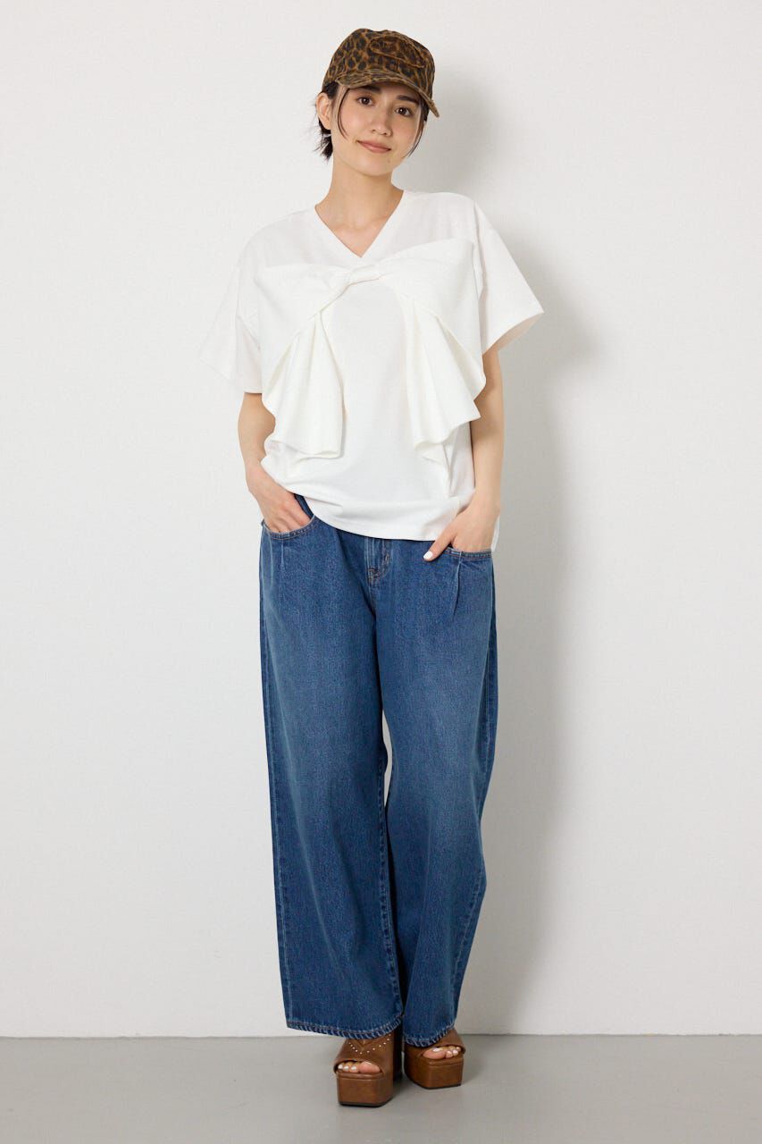 RODEO CROWNS「ビッグリボン2WAY Tシャツ」|Tシャツ・カットソー|