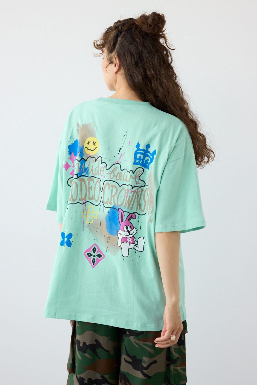 RODEO CROWNS「Spray Graffiti TEE」|Tシャツ・カットソー|