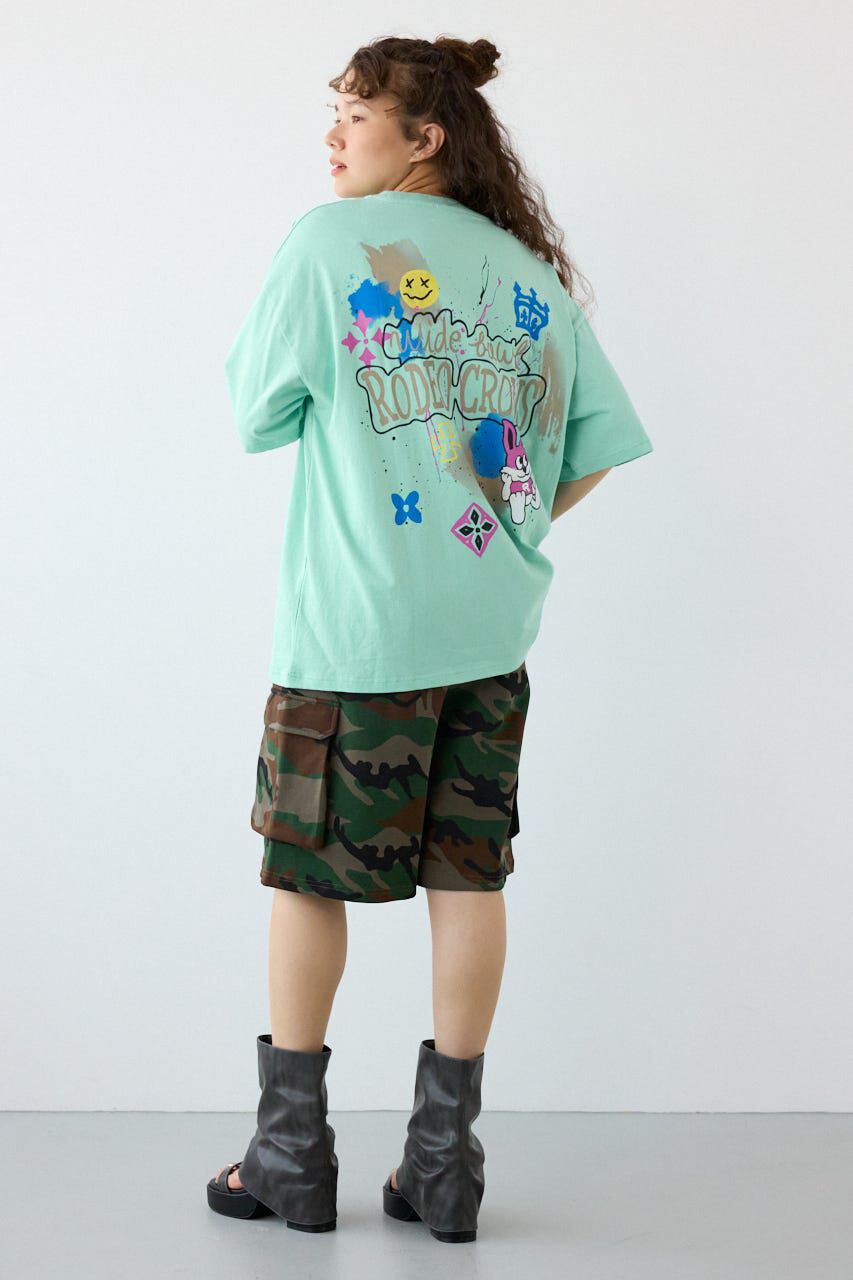 RODEO CROWNS「Spray Graffiti TEE」|Tシャツ・カットソー|