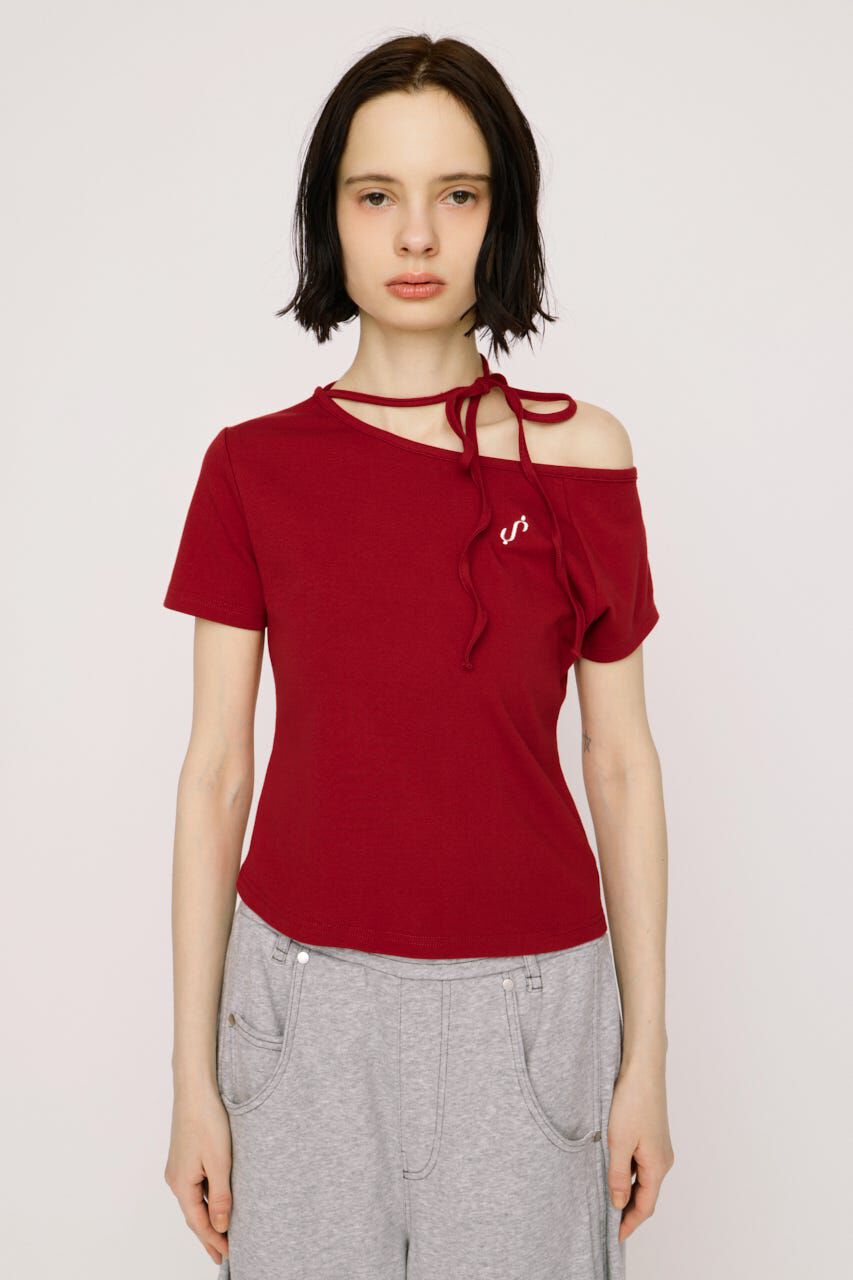 SLY「ONE SHOULDER S. トップス」|Tシャツ・カットソー|