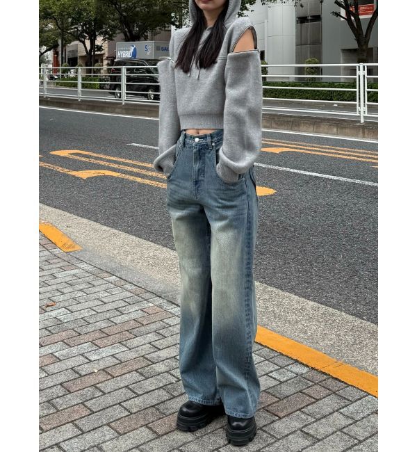 EMODA「マルチオープンニットフーディ」|パーカー|
