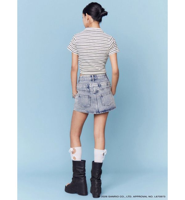 EMODA「【日焼けHello Kitty&times;EMODA】SKIPPER HALF SLEEVE TOP」|Tシャツ・カットソー|