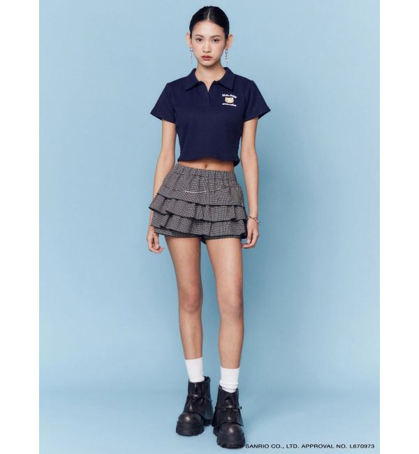 EMODA「【日焼けHello Kitty&times;EMODA】SKIPPER HALF SLEEVE TOP」|Tシャツ・カットソー|